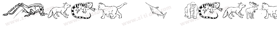 Nina s Animals字体转换
